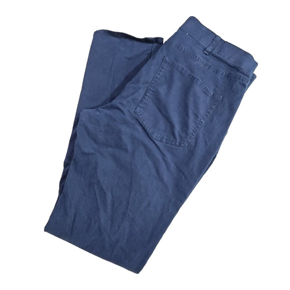 Member's Mark Mason Chino Men's Size W34xL32 Navy Stretch Style M721480 5 Pocket - Picture 5 of 16